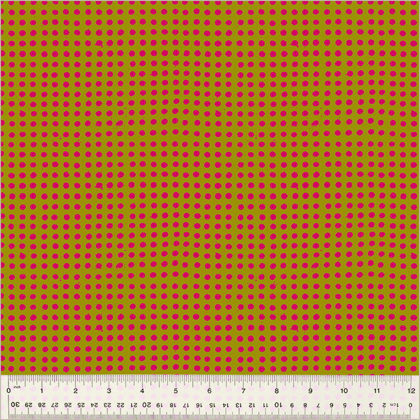 Ruby + Bee Blenders by Heather Ross - Dots Turmeric/Dragonfruit 54417-31