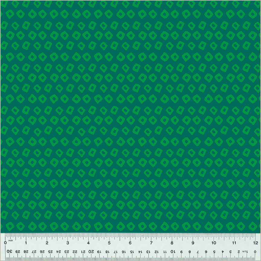 Ruby + Bee Blenders by Heather Ross - Shibori Kelp/Evergreen 54415-18