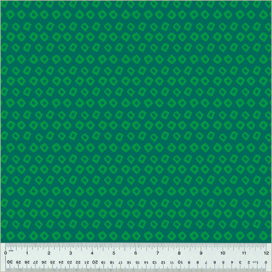 Ruby + Bee Blenders by Heather Ross - Shibori Kelp/Evergreen 54415-18