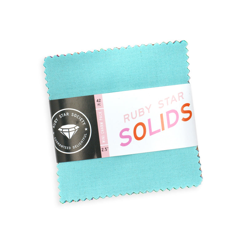 Ruby Star Solids by Ruby Star Society : Mini Charm Pack