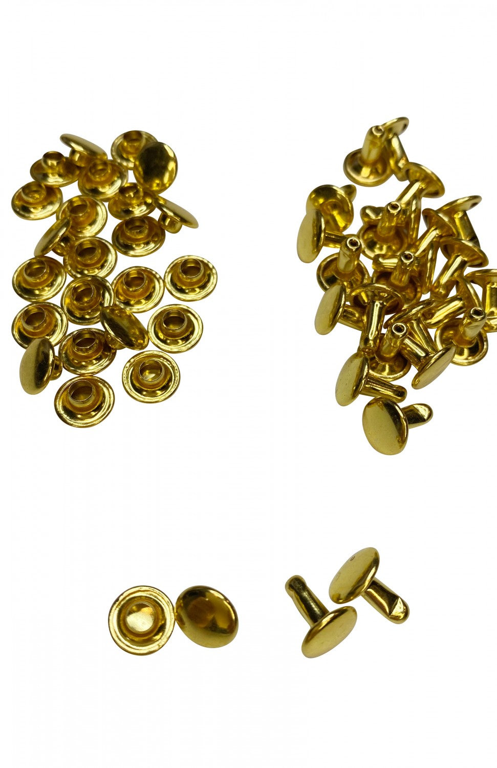 Double Cap Rivets - Special Order - Multiple Colors