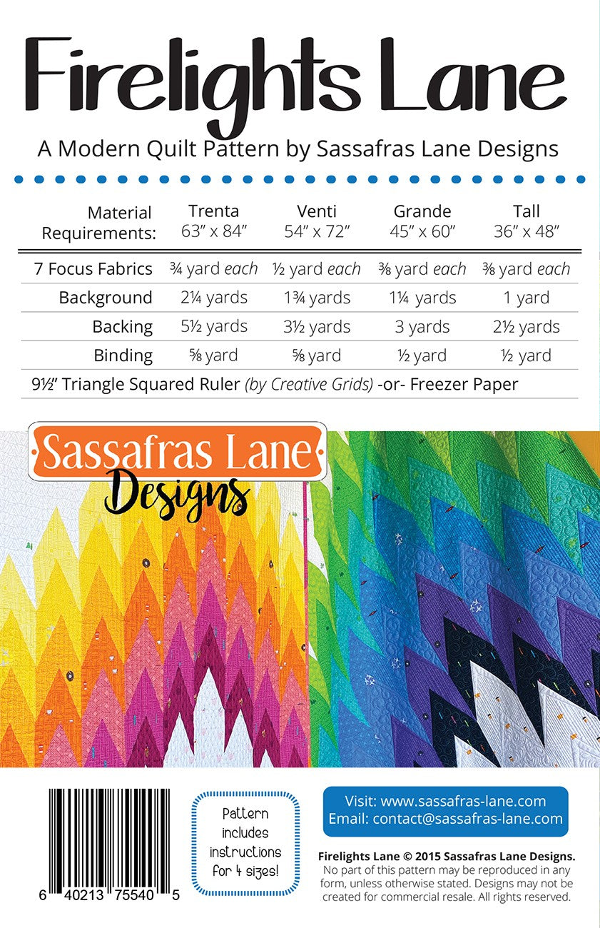 Firelights Lane # SASSLN0024- Special Order