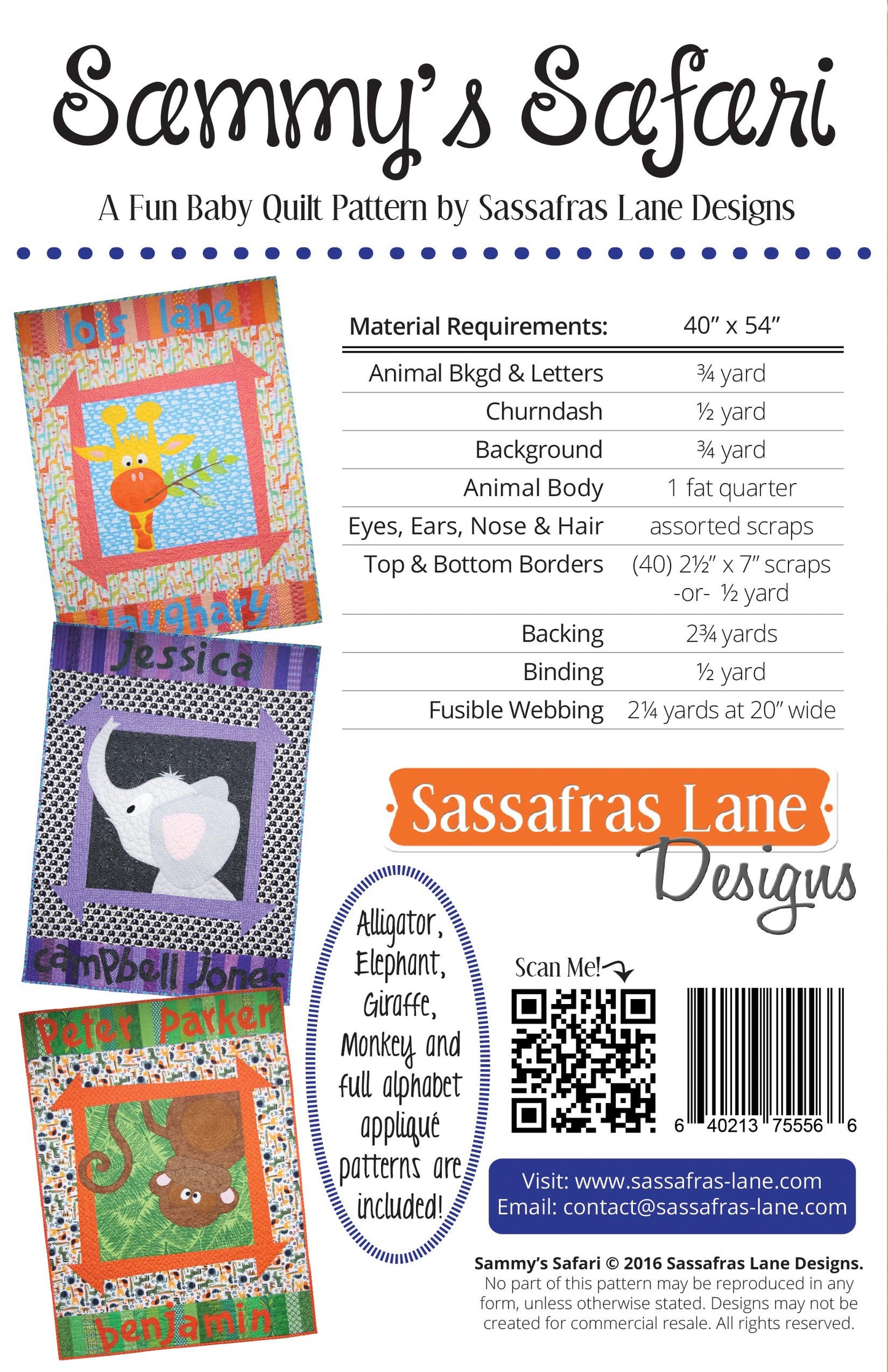 Sammy's Safari # SASSLN0041- Special Order