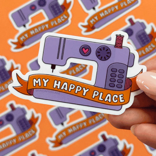 My Happy Place Sticker by Sassafras Lane Designs