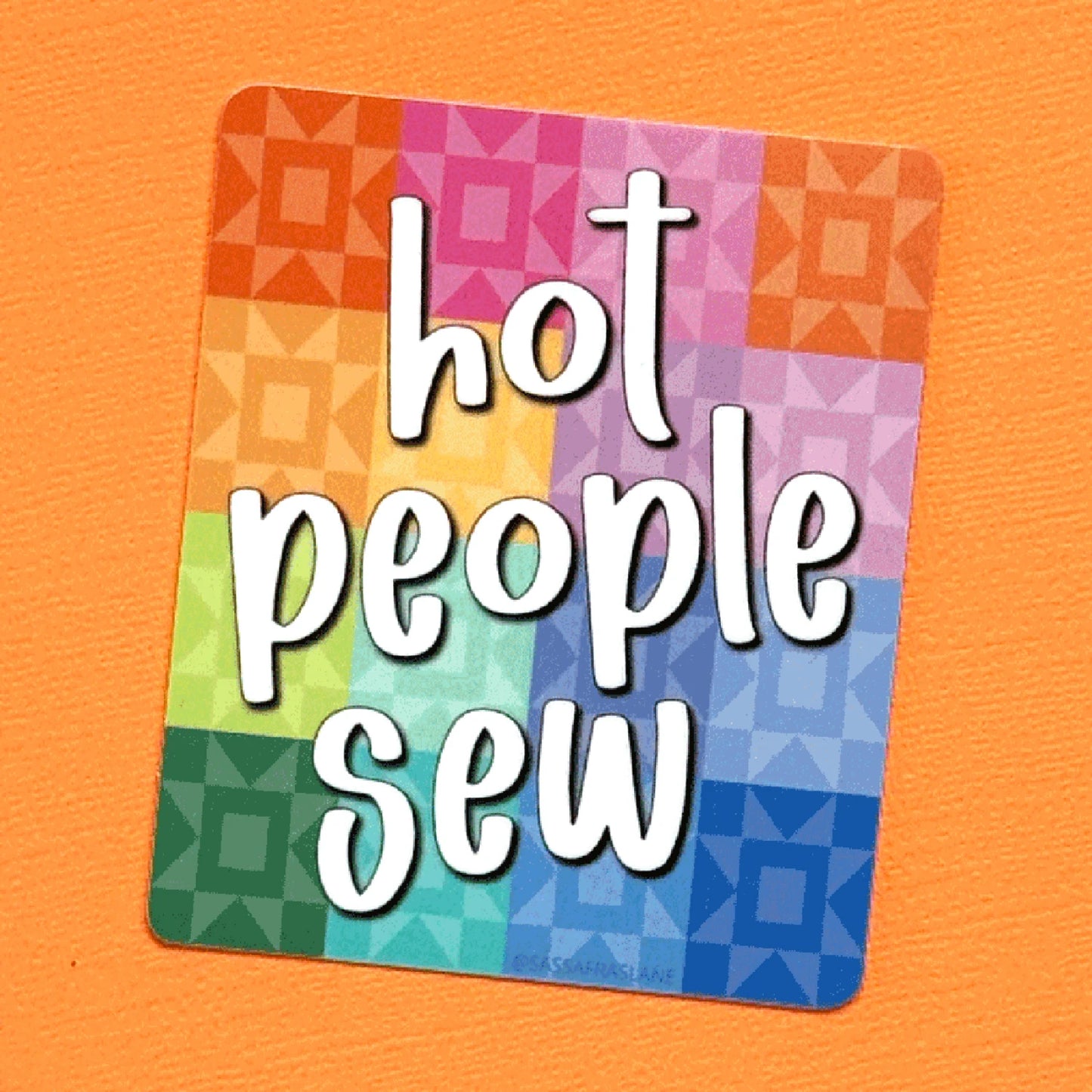 Hot People Sew Sticker by Sassafras Lane