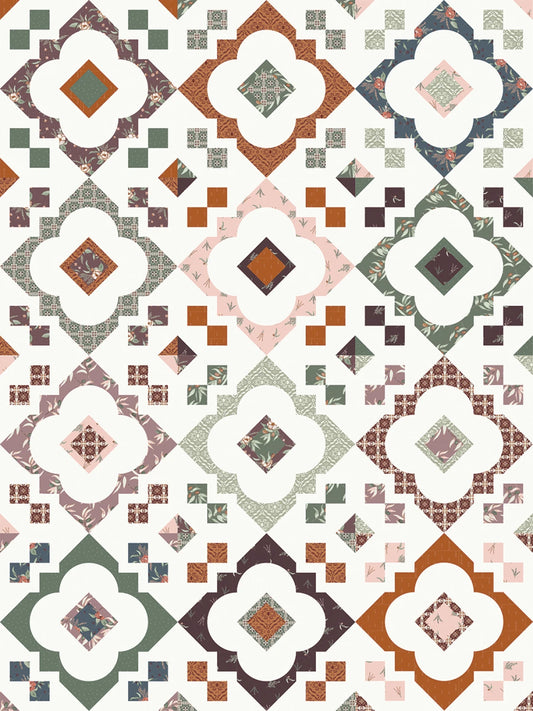 Olive Grove by Amber Elliot - Lily Quilt Front