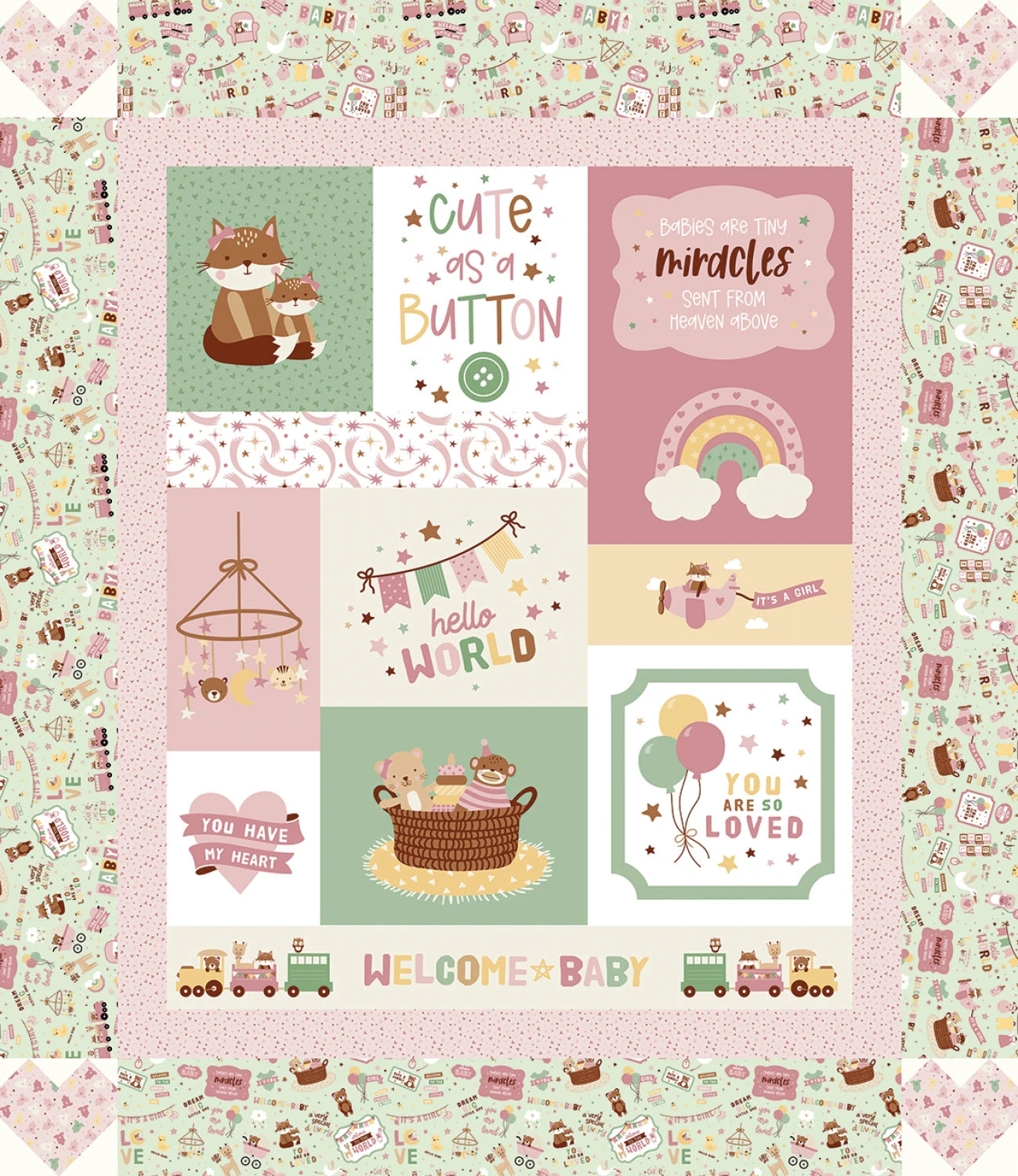 Cute as a Button by Lori Whitlock - Quilt Front