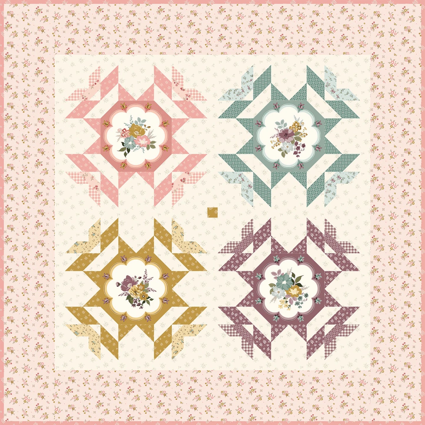Renew by Sandy Gervais : Delicate Dance Quilt Front Shop Sample