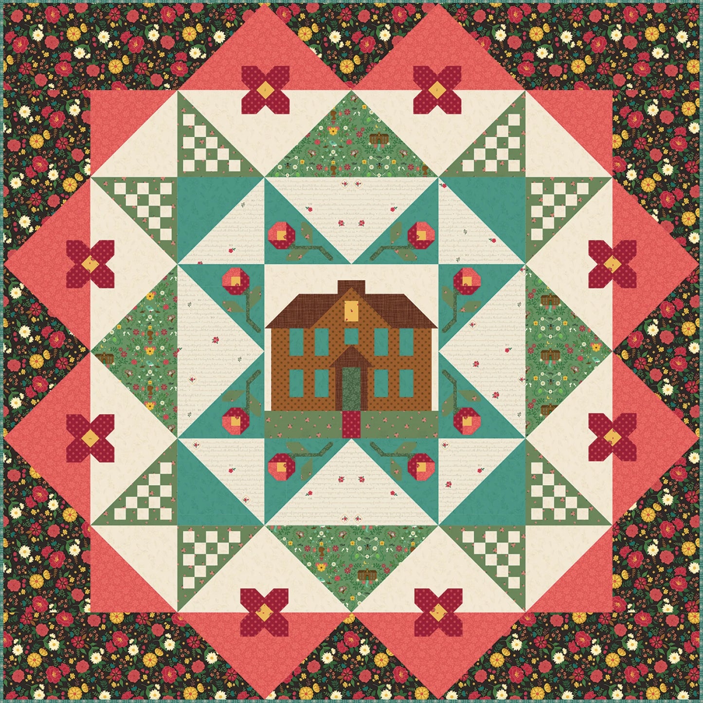 Orchard House by Heather Peterson : Orchard House Quilt Front Shop Sample