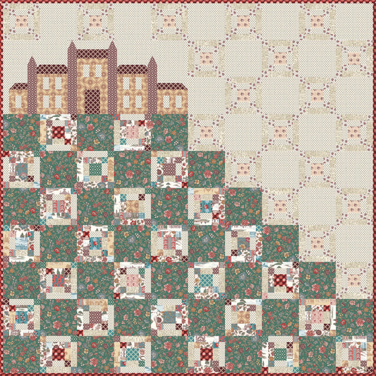 Northanger Abbey by Jane Austen Collection : The Abbey Quilt Front Shop Sample