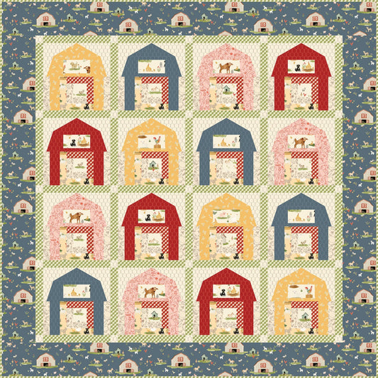 Lil' Farm Friends by Kelsey Carlson : I Spy Quilt Front Shop Sample