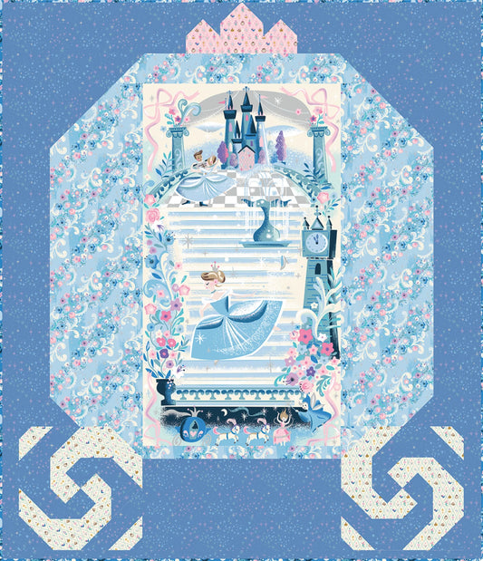 Wishes by Jill Howarth : Cinderella's Carriage Panel Quilt Front Shop Sample