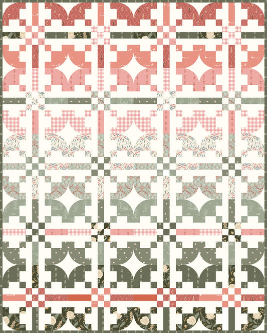 Hedgerow Haven by Amber Elliott : Nebula Digitally Printed Quilt Top