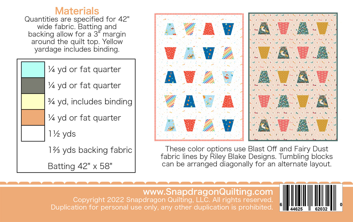 Tumbling Blocks # SDQ-20320 - Special Order