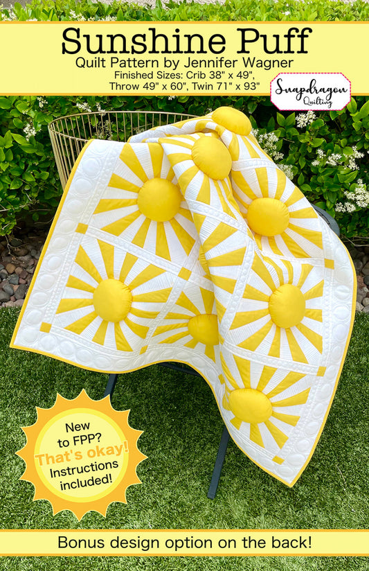 Sunshine Puff Quilt Pattern # SDQ-67459 - Special Order