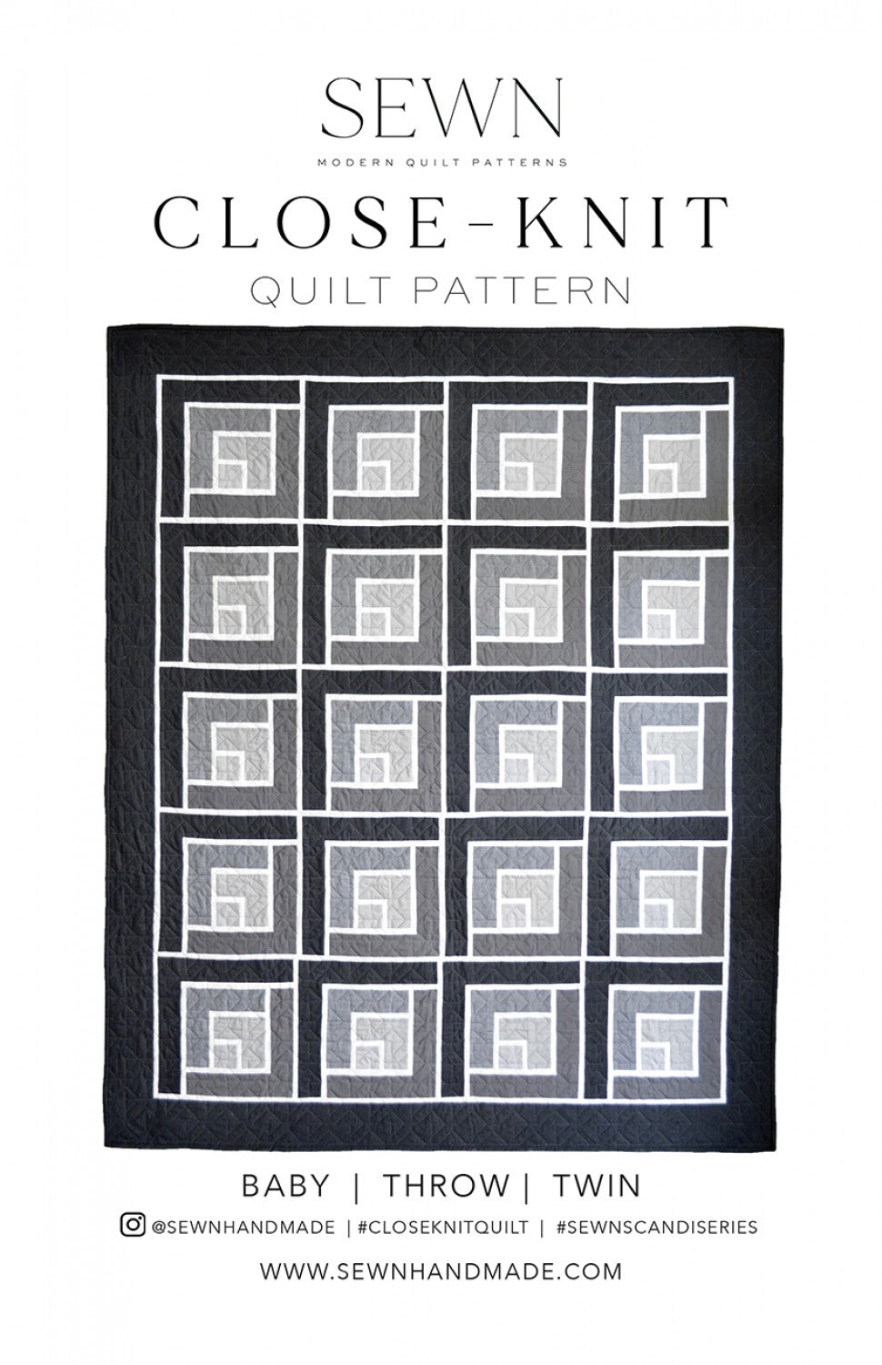 Close Knit Quilt Pattern # SEWN-112 - Special Order