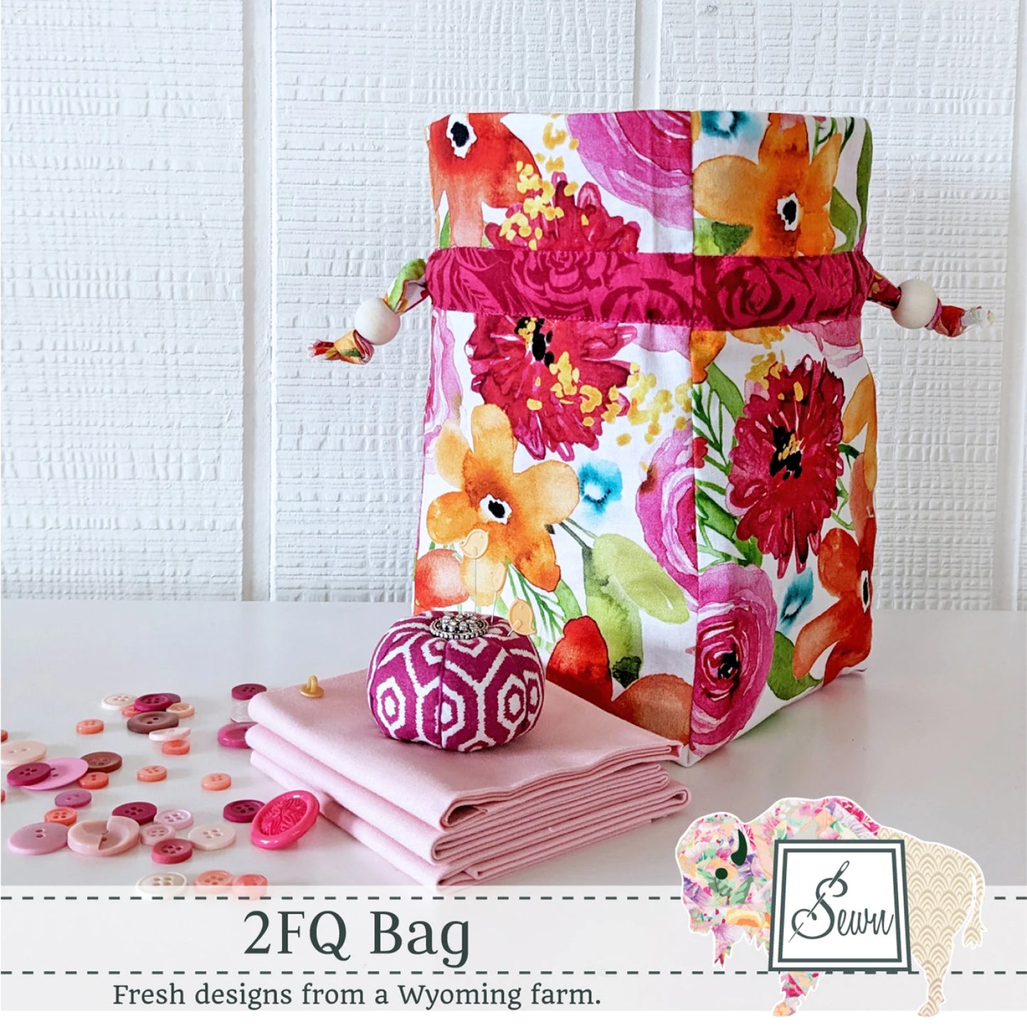 2 FQ Bag Pattern by Sewn Wyoming