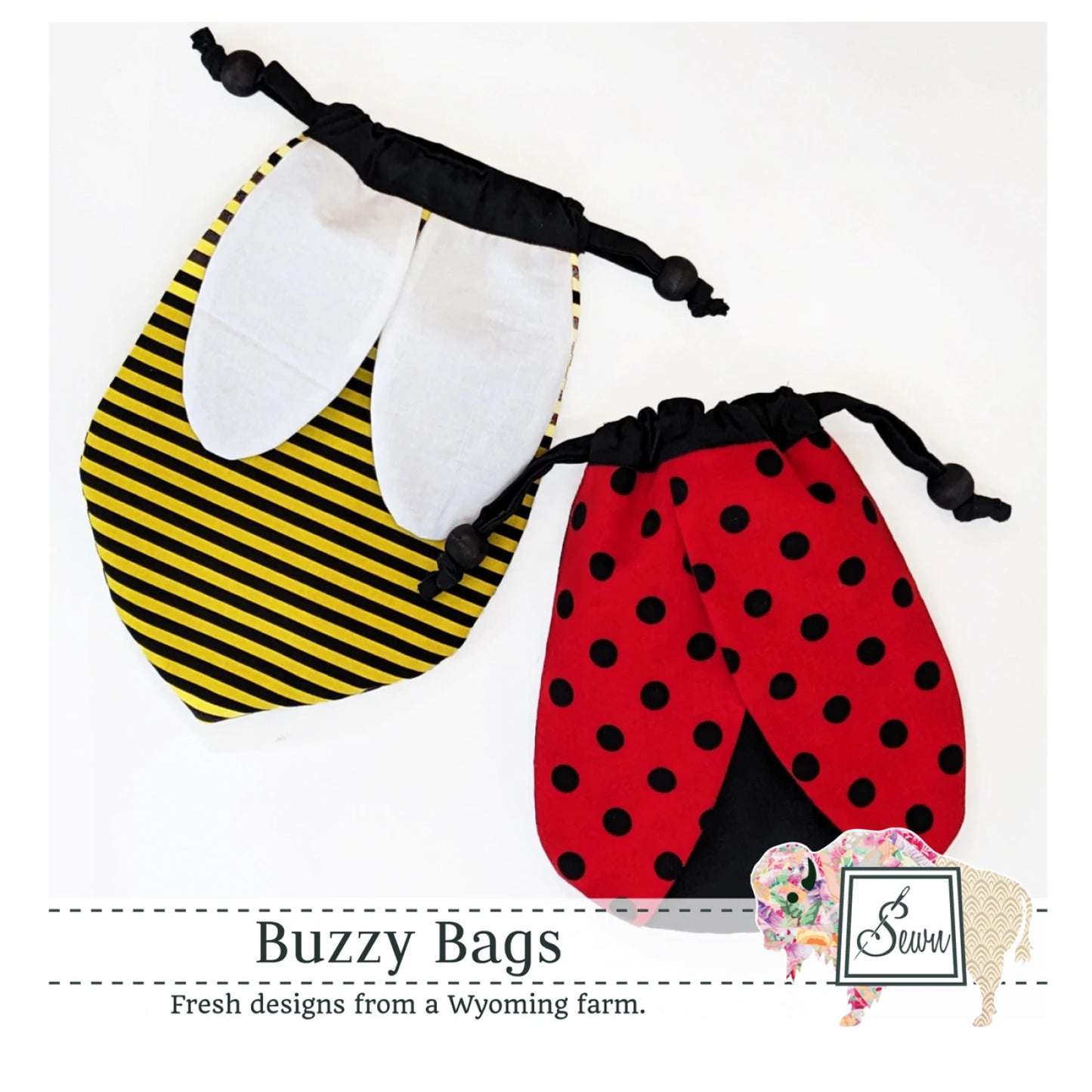 Buzzy Bags Pattern by Sewn Wyoming