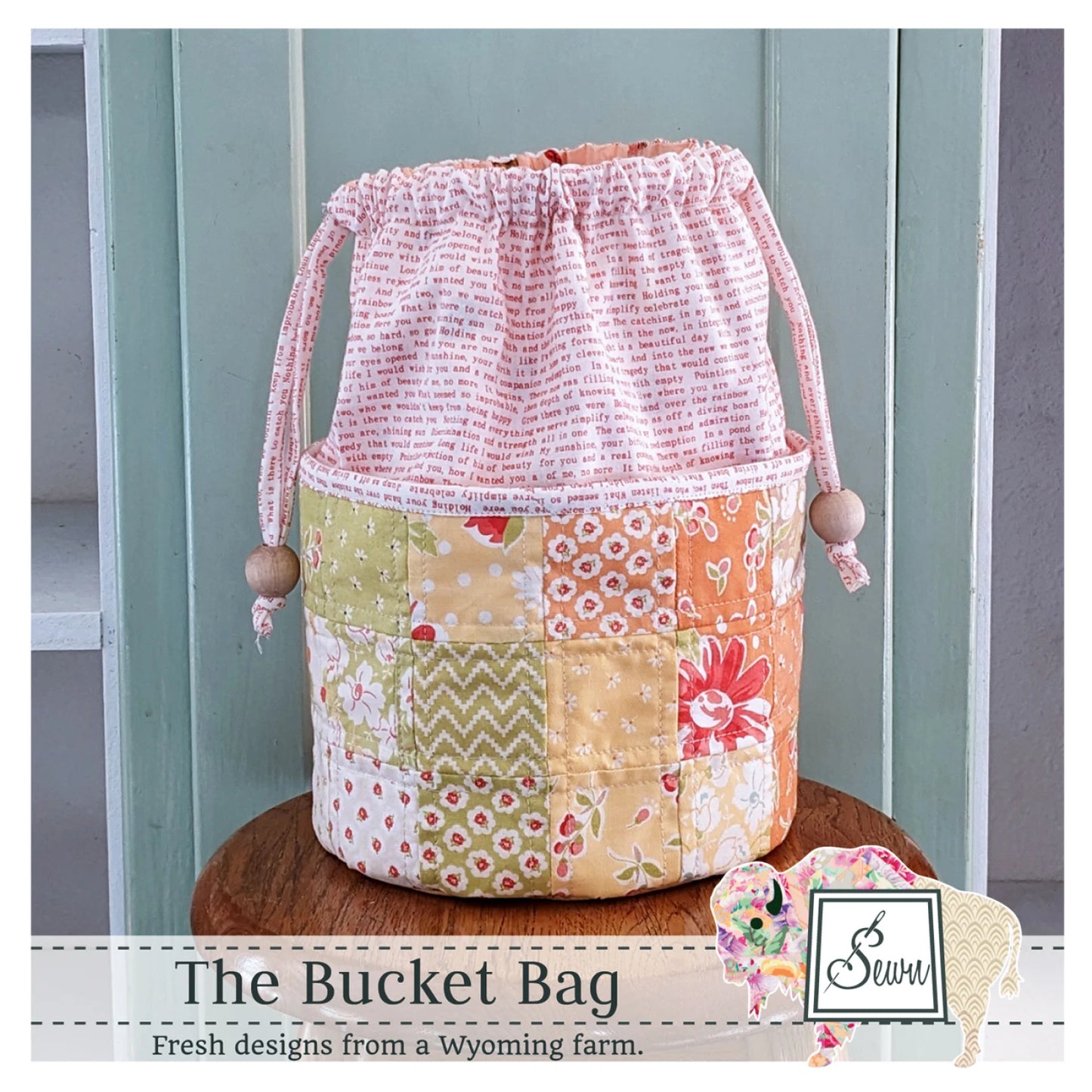 The Bucket Bag Pattern by Sewn Wyoming
