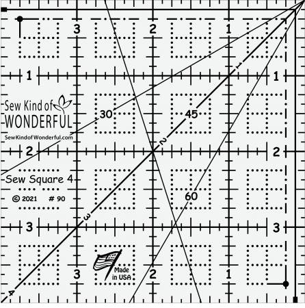 Sew Square 4 # SKW90 - Special Order