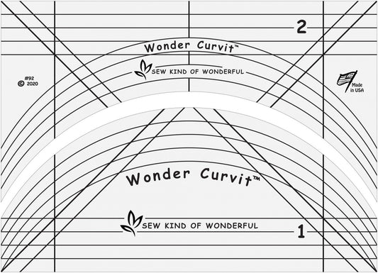 Wonder Curvit Longarm Quilting Ruler # SKW92 - Special Order