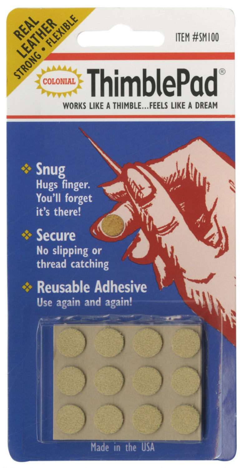 Thimblepad Leather Adhesive Thimble # SM100