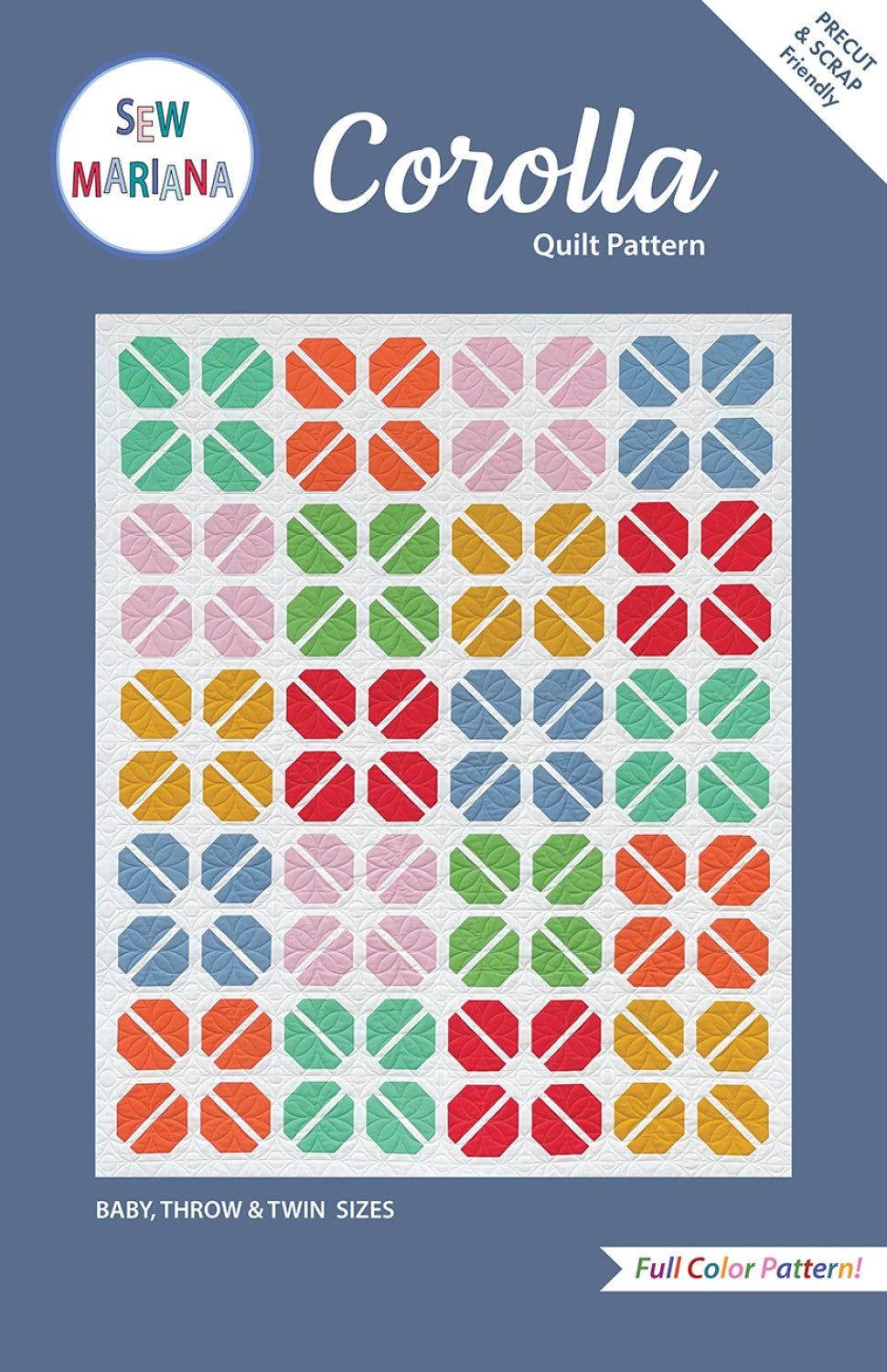 Corolla Quilt Pattern by Sew Mariana