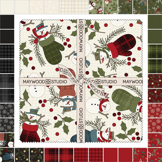 Holly Jolly Flannel by Bonnie Sullivan Collection - Layer Cake (Expected July 2025)