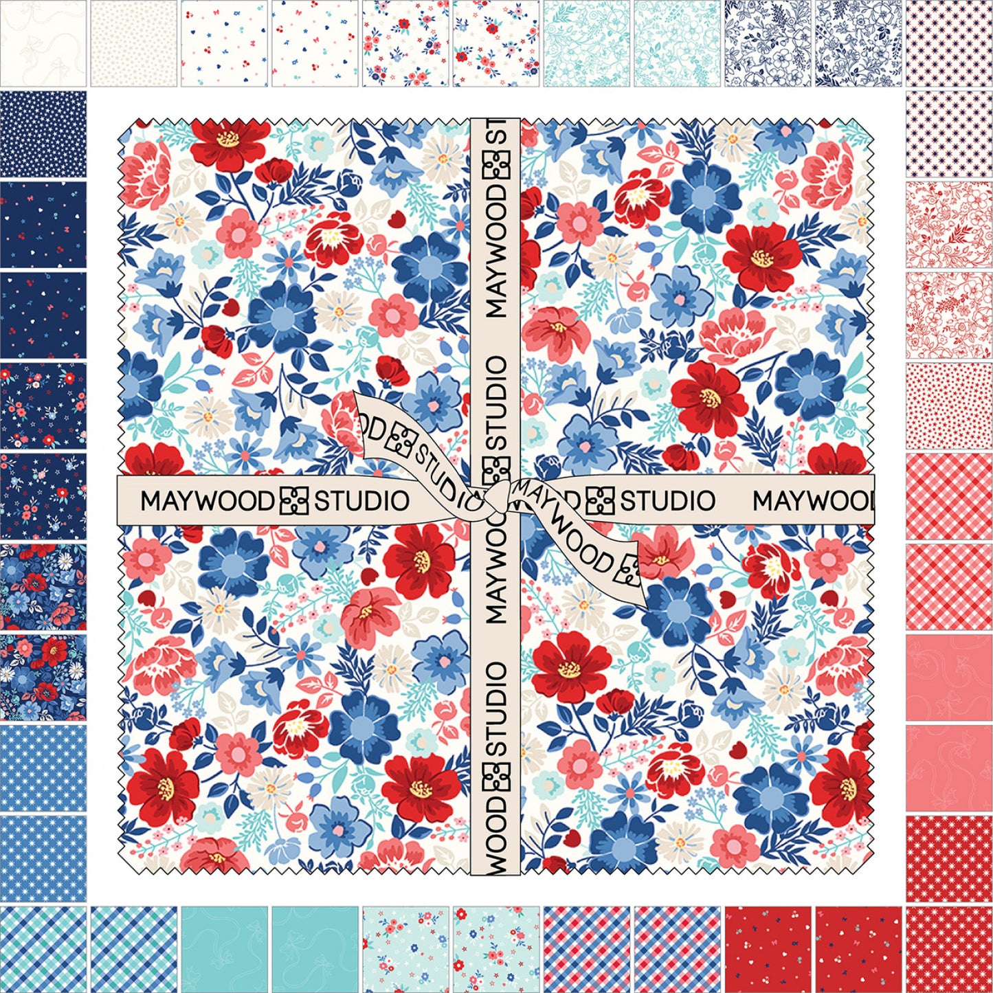 Star Spangled Beauty by Kimberbell Designs Collection - Layer Cake (Expected May 2025)