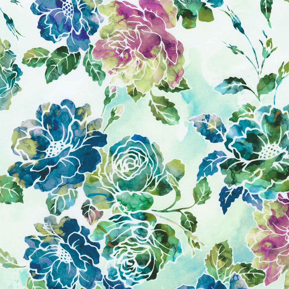 Bella Blossoms by RFK Collection - Fat Quarter Bundle -  Special Order (Expected May 2025)