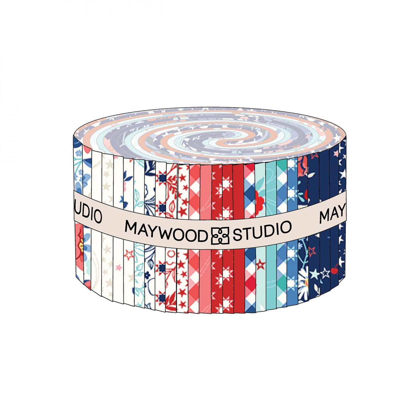 Star Spangled Beauty by Kimberbell Designs Collection - Strip Roll (Expected May 2025)