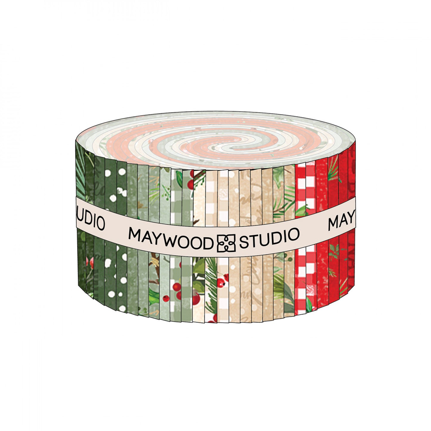 Winter Wreaths by Maywood Studio Collection - Strip Roll (Expected July 2025)