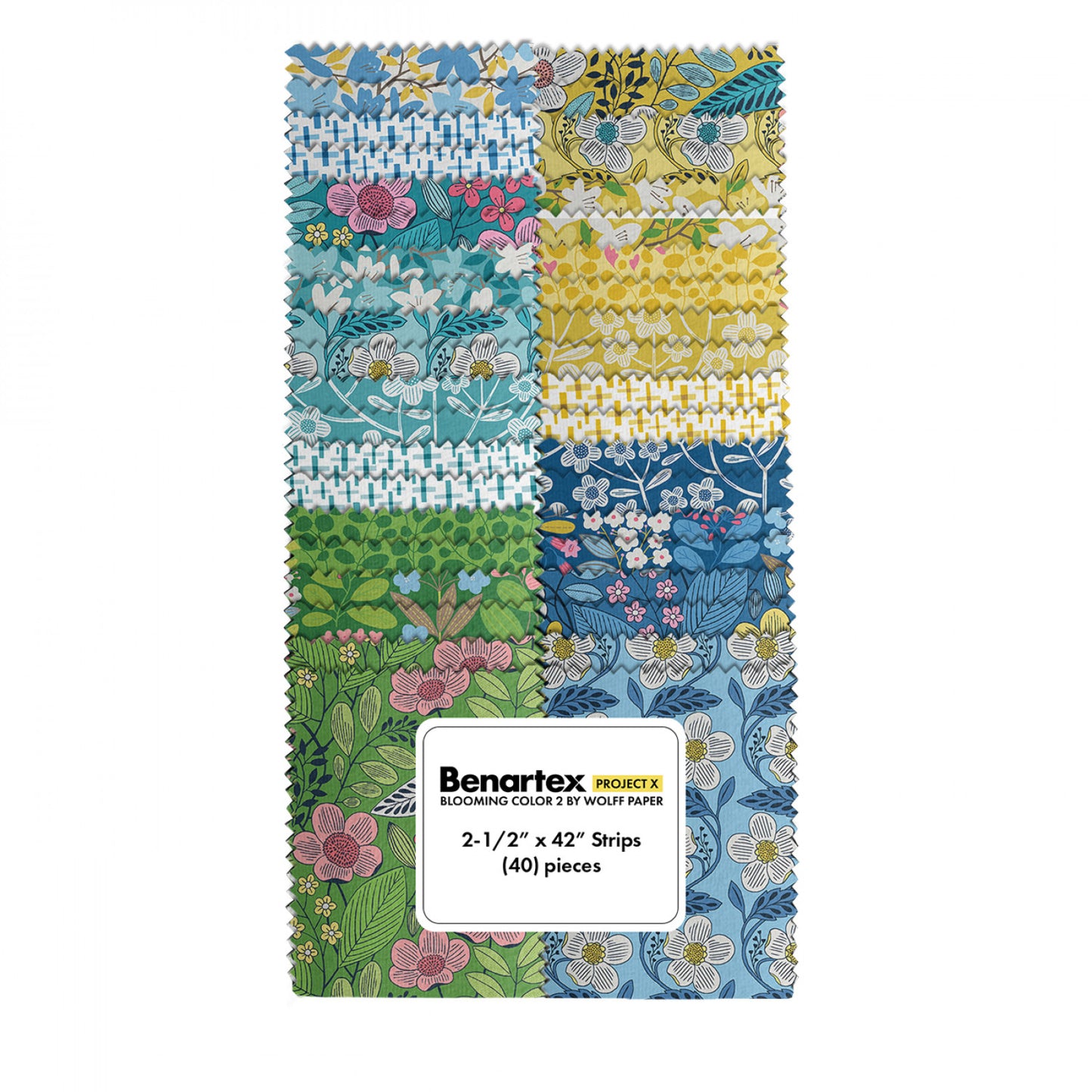 Blooming Color 2 by Wolff Paper 2.5" strips - Special Order (Expected Arrival June 2025)