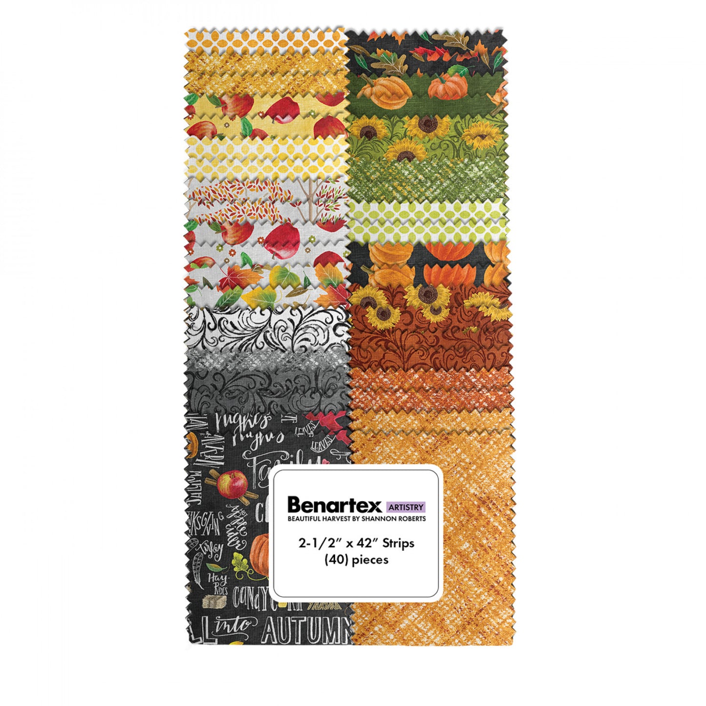 Beautiful Harvest by Shannon Roberts 2.5" Strips - Special Order (Expected Arrival May 2025)