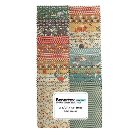 Cottage Core by Jessica Flick 2.5" Strips - Special Order (Expected Arrival January 2025)