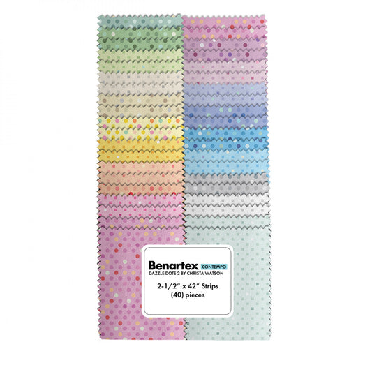 Dazzle Dots 2 by Christa Watson 2.5" Strips - Special Order (Expected Arrival March 2025)