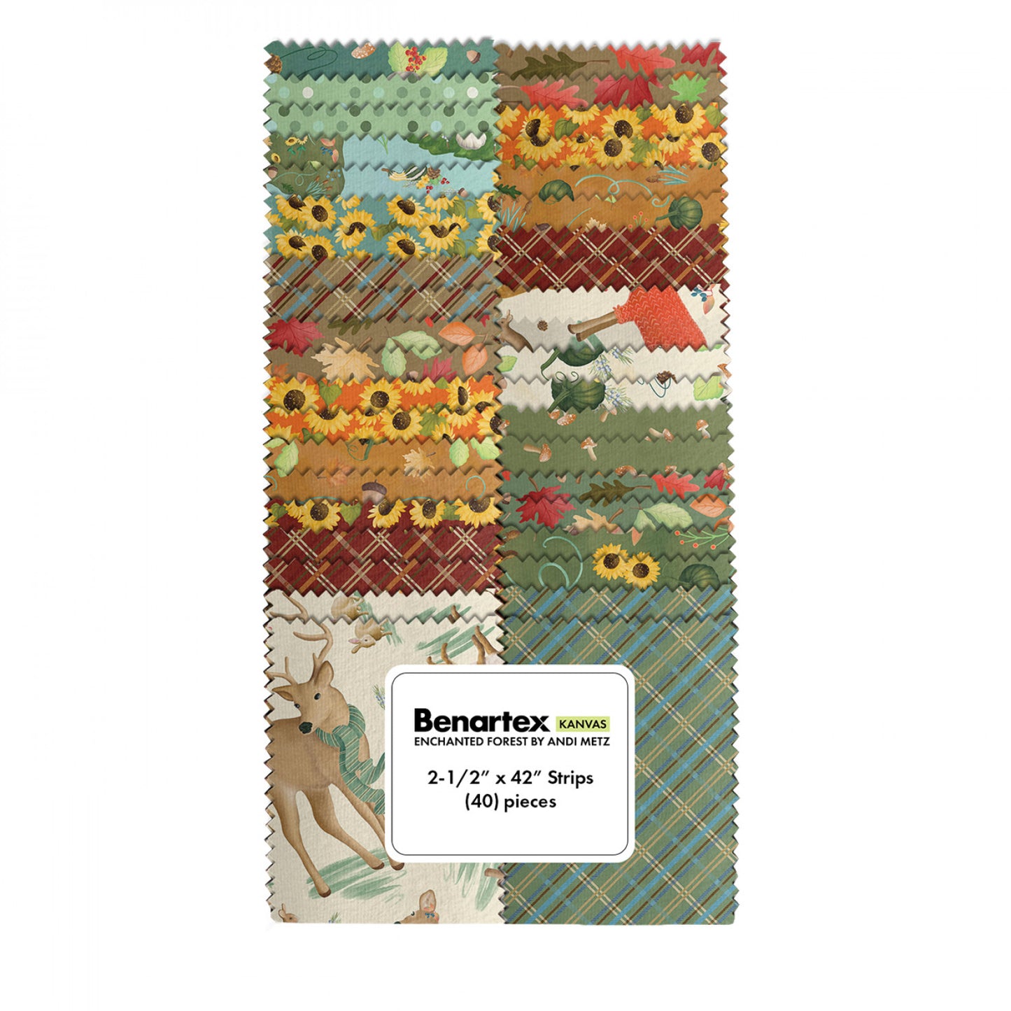 Enchanted Forest by Andi Metz 2.5" Strips - Special Order (Expected Arrival March 2025)