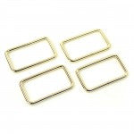 Four Rectangle Rings 1 1/2" - Sallie Tomato - Multiple Colors - Special Order