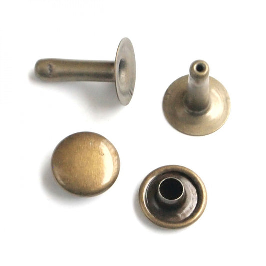 Large Rivets 13mm Gunmetal - Multiple Colors - Special Order