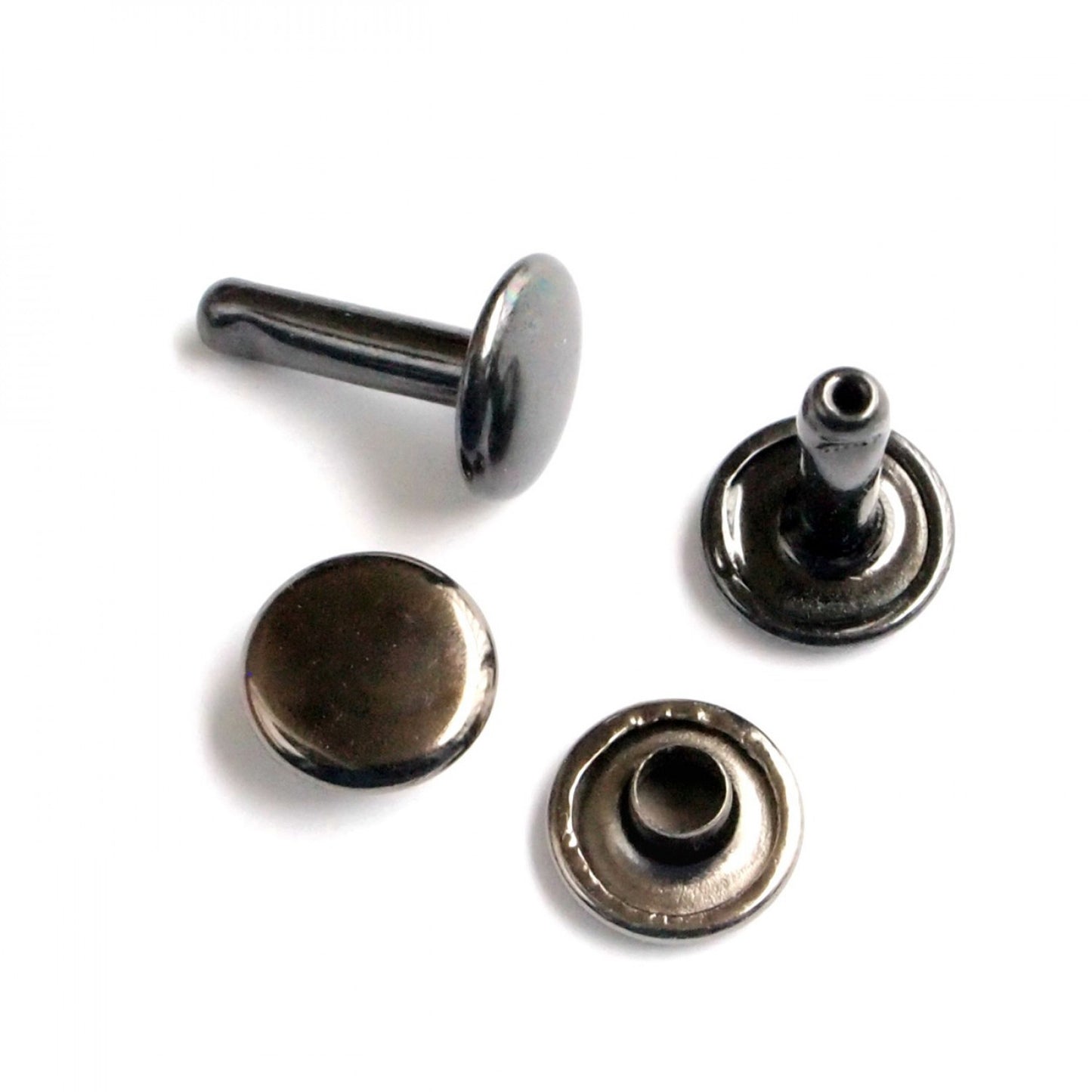 Large Rivets 13mm Gunmetal - Multiple Colors - Special Order