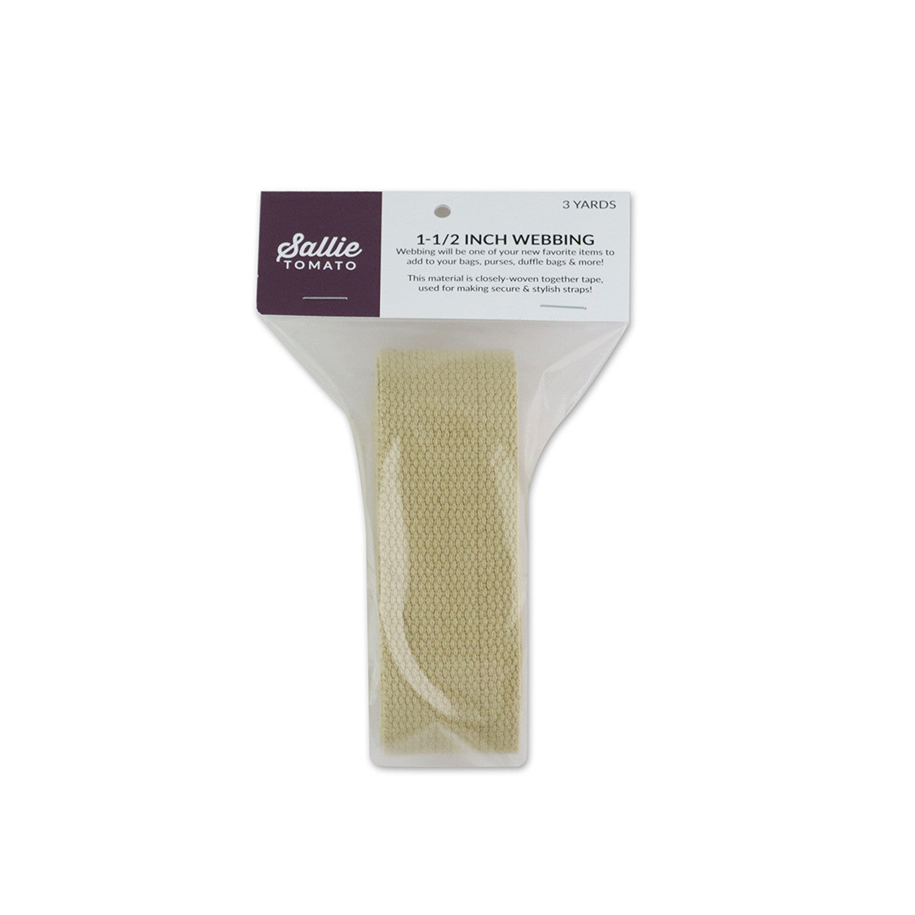 Egg Nog Webbing 1-1/2in x 3 yd # STWMD-EGGN-3YD - Special Order