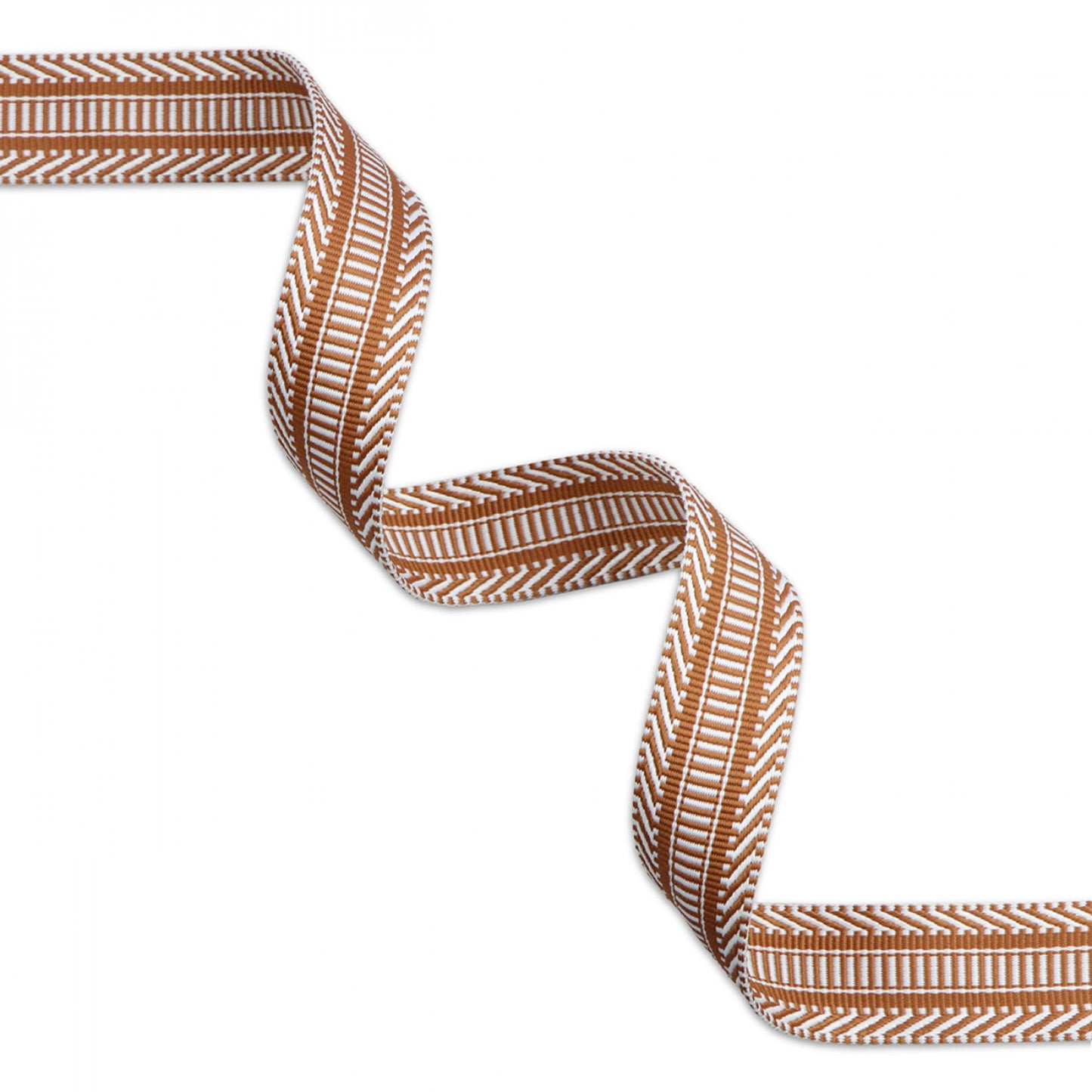 Railroad Track Tan/White Webbing 1-1/2in x 3 yd # STWMD-RRTW-3YD - Special Order