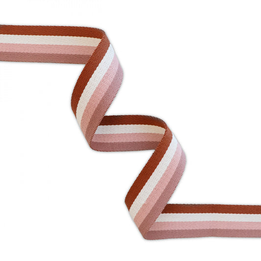 Striped Neapolitan Webbing 1-1/2in x 3 yd # STWMD-STNE-3YD - Special Order