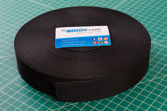 Strapping 1-1/2in Black 50 yards # SUP16415B50YD- Special Order