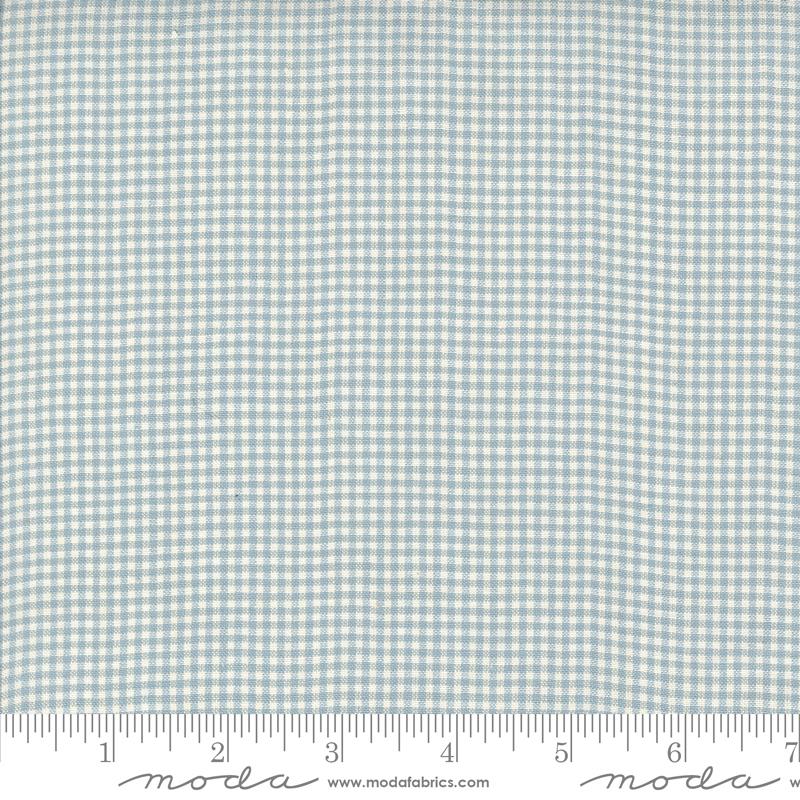 Sacred Blue - French Woven Ginghams - Blue Pearl 12223 19