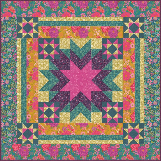 Saffron and Sage Quilt Pattern by Crystal Manning
