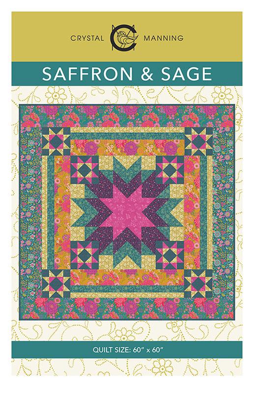 Saffron and Sage Quilt Pattern by Crystal Manning