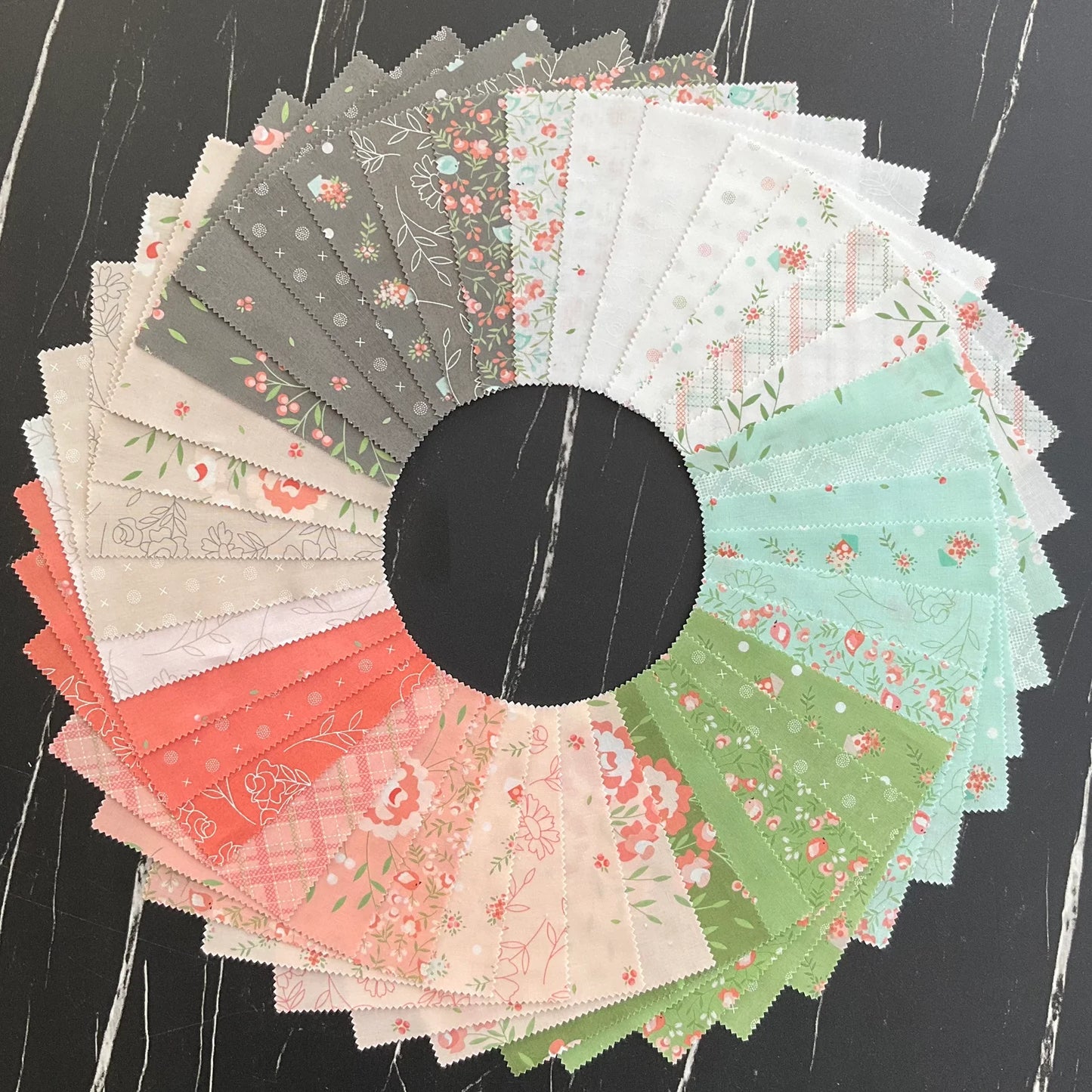 Salt Water Taffy Quilt Kit featuring Abloom by Corey Yoder of Coriander Quilts - 1 Left!