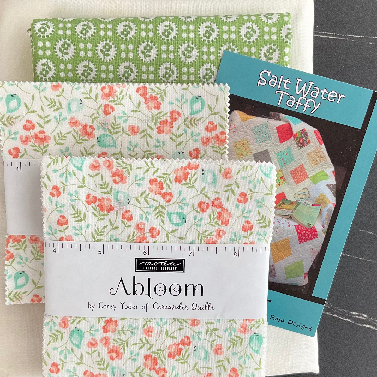 Salt Water Taffy Quilt Kit featuring Abloom by Corey Yoder of Coriander Quilts - 1 Left!