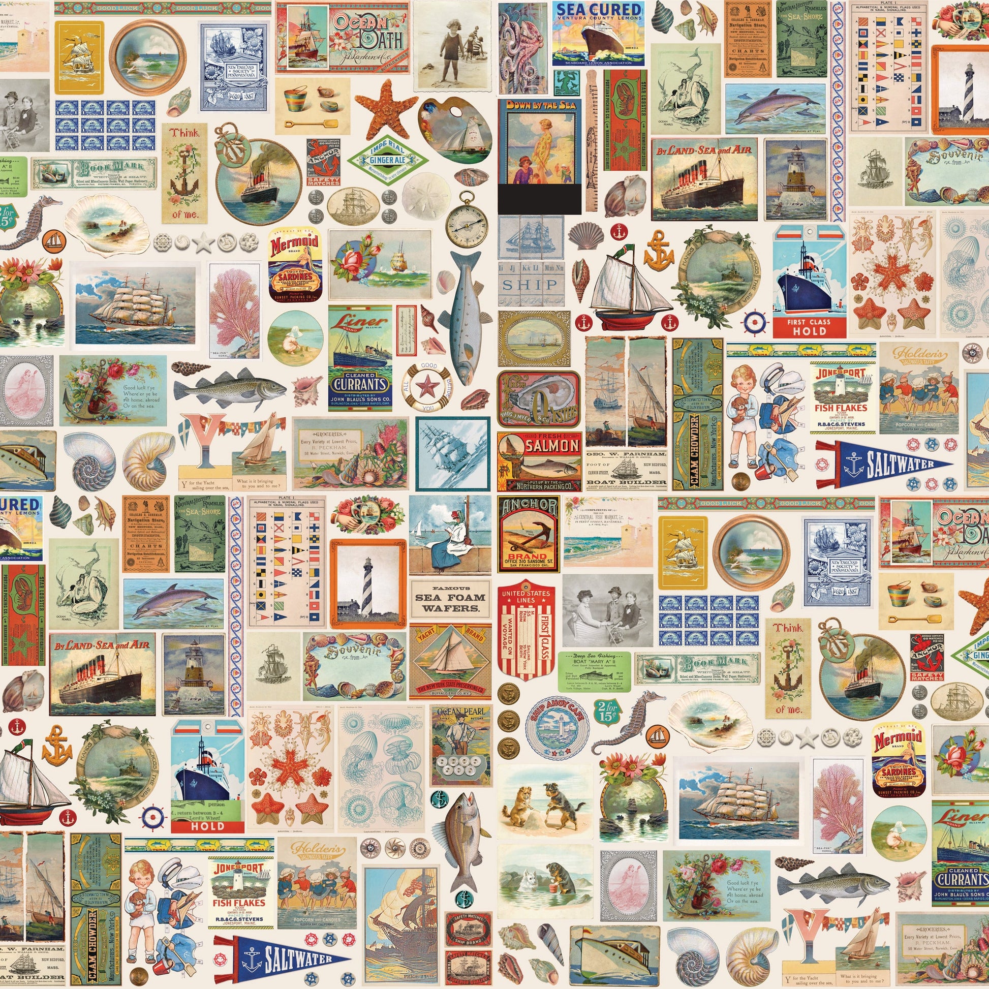 Saltwater by Cathe Holden : Saltwater Flay Lay Nautical 39581 11